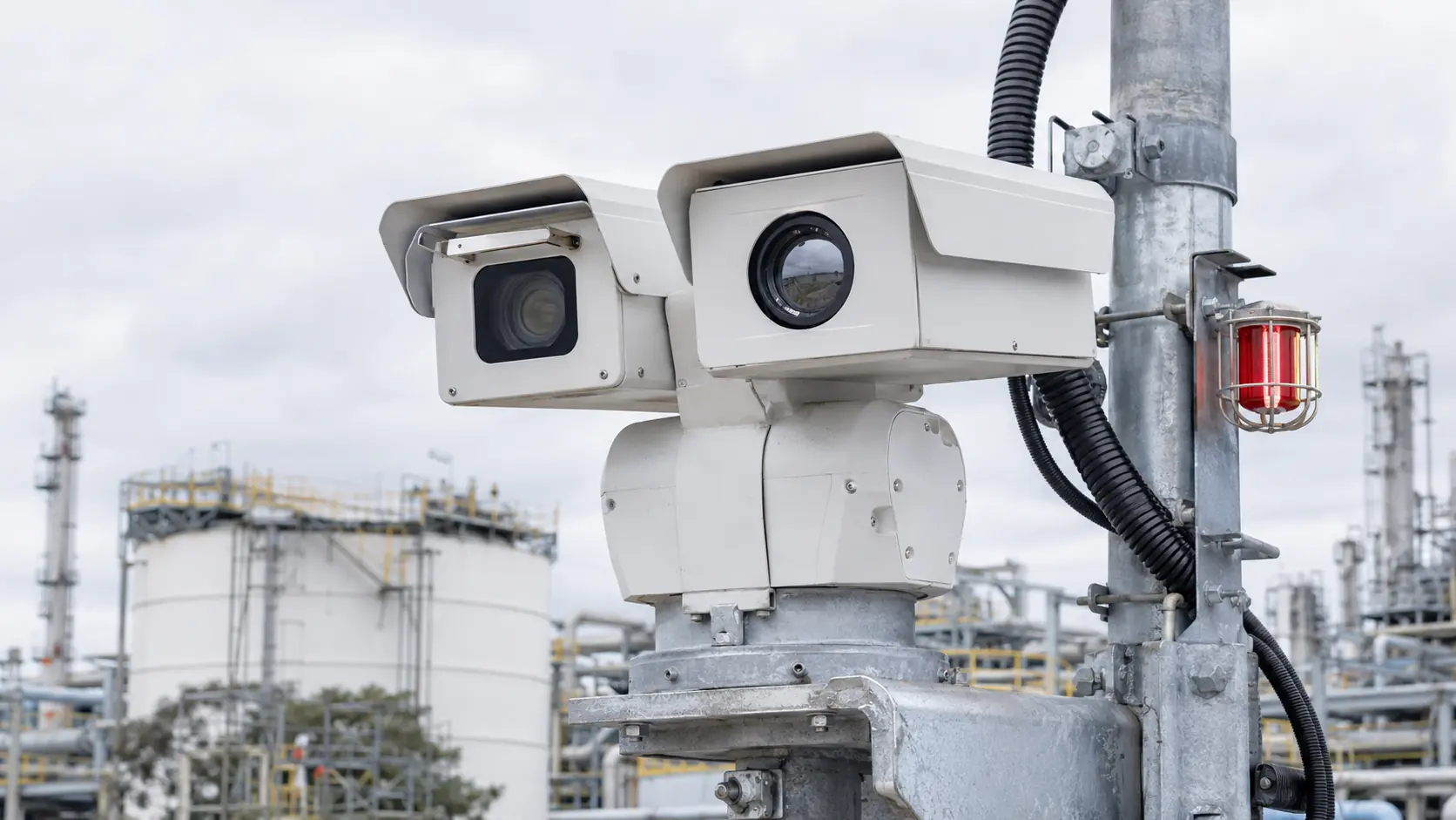 Optics and thermal imager confirm the track